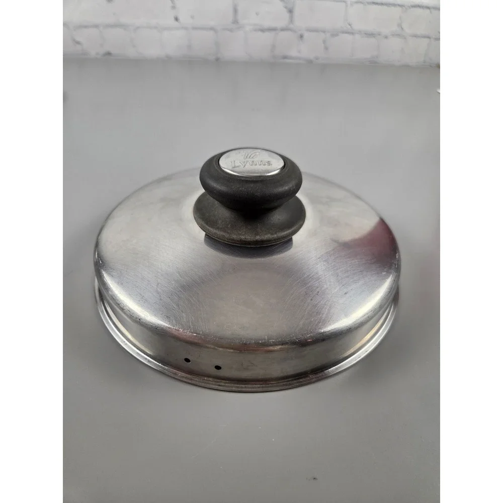 Vintage Lynn's Cookware Stainless Steel‎ Lid Only Replacement 7.25
